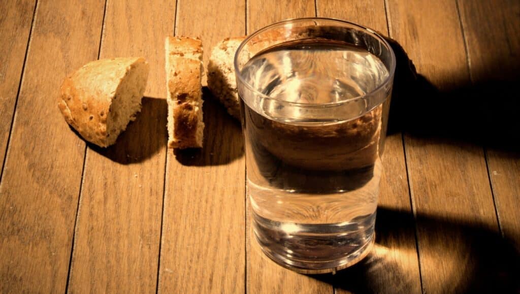 Fasting - warm color. For Lenten Disciplines: Fasting.
