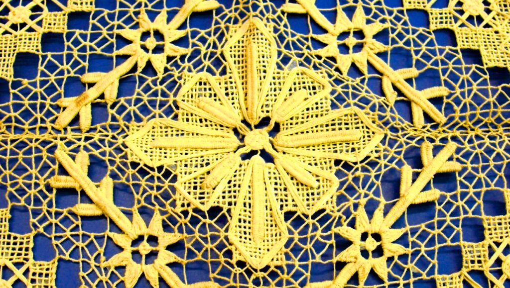 Blue Cross Tablecloth mission