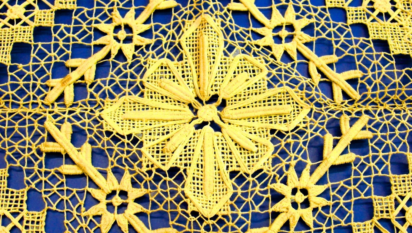 Blue Cross Tablecloth mission