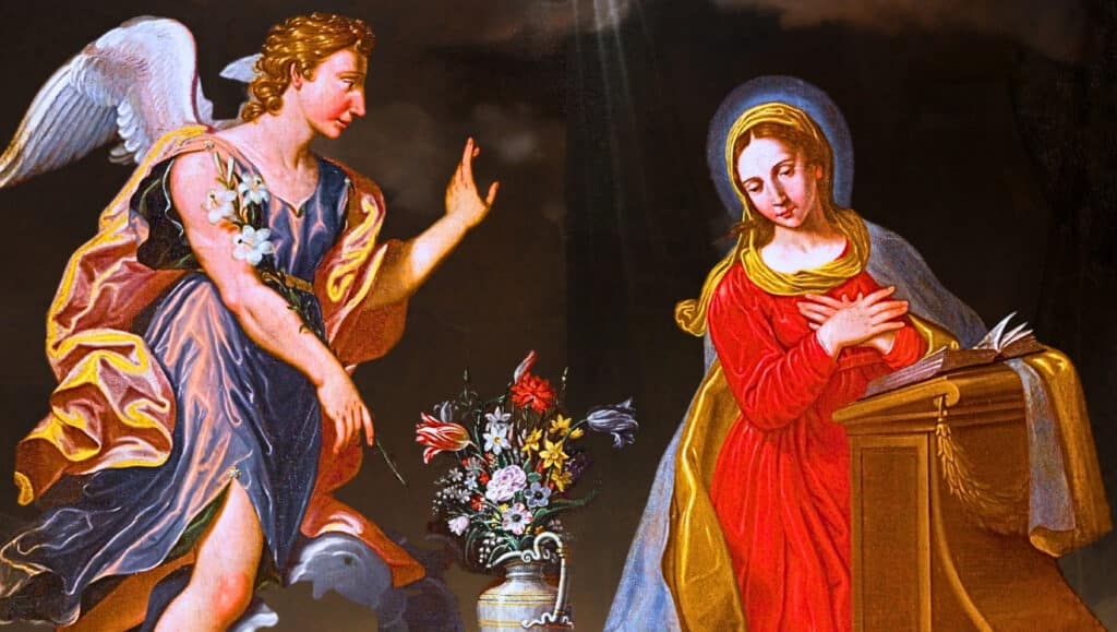Annunciation by Giuseppe Fava