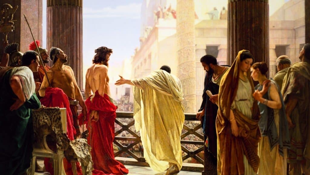 Ecce Homo. Crucified Under Pontius Pilate.