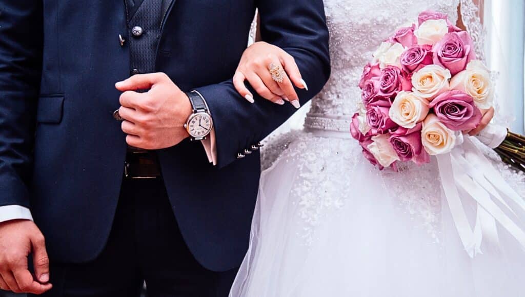 Marriage of Bride and Groom