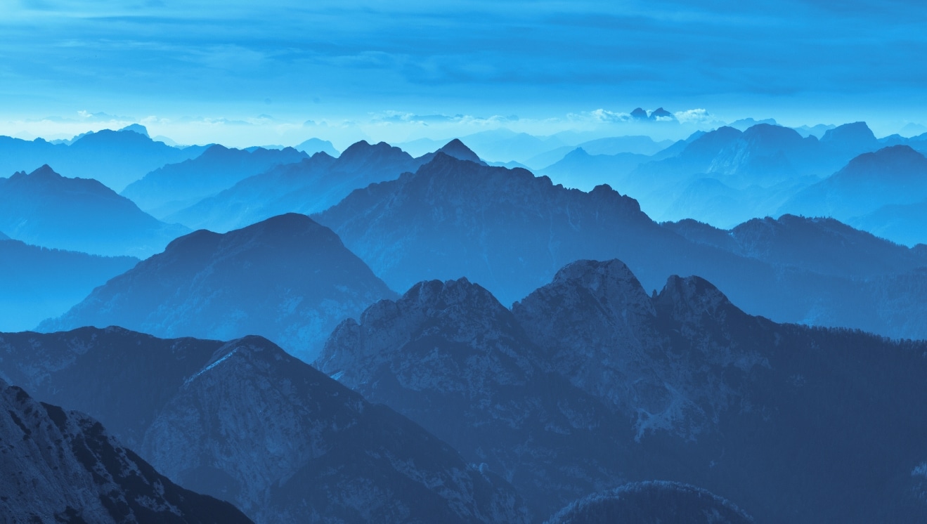 Mountains Blue