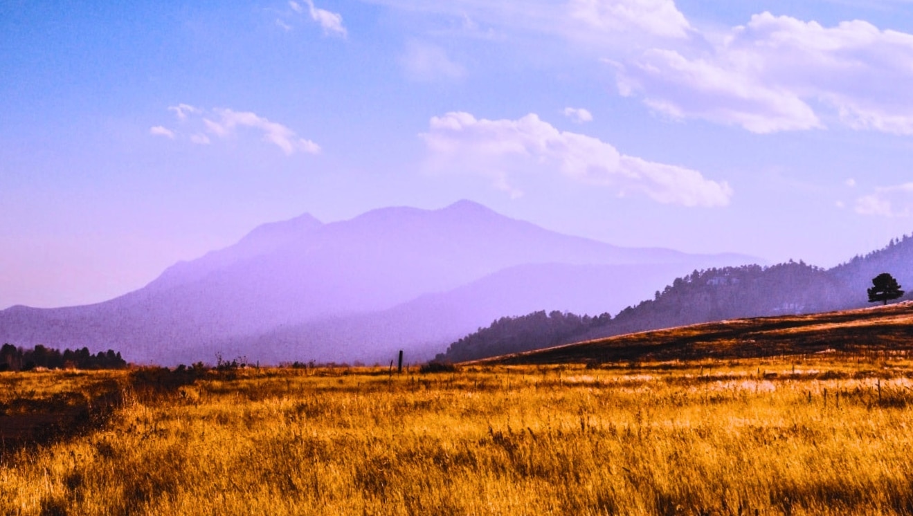 America the Beautiful Purple Mountain