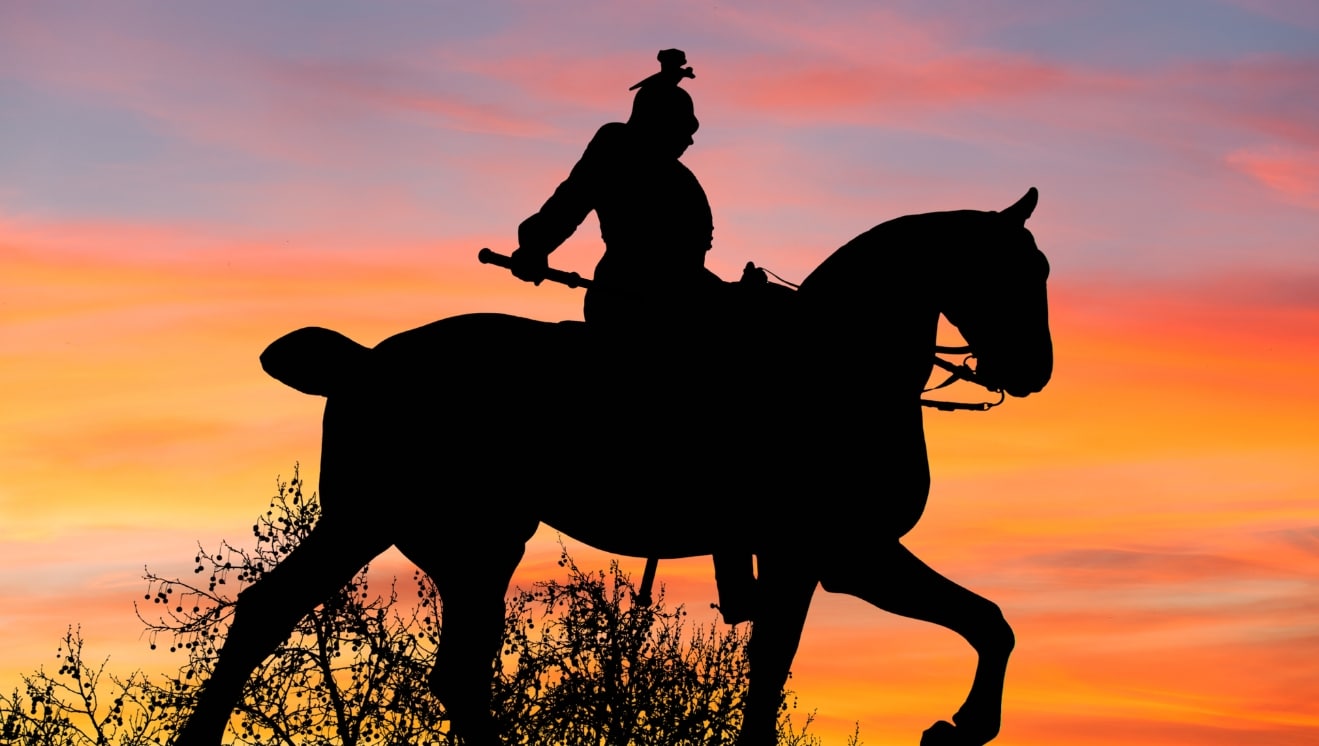 Michaelmas Knight at Sunset