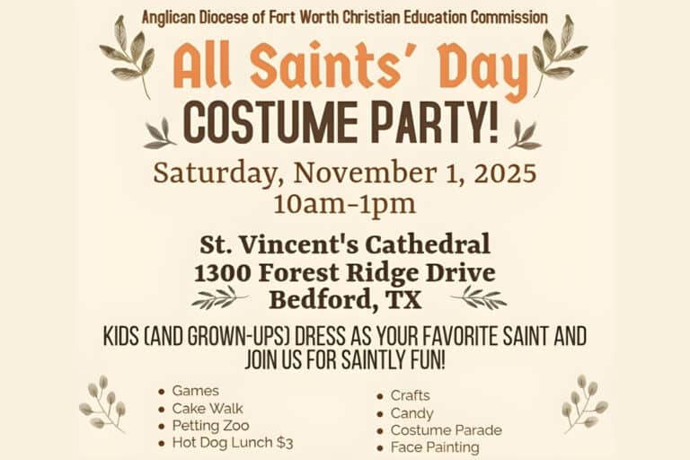 All Saints’ Day Costume Party!