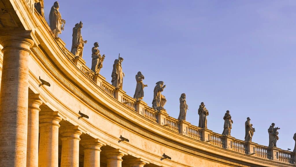 Saints at St Peter's Square