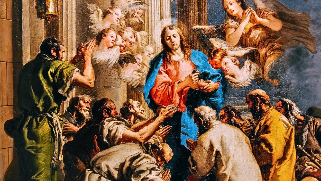 Institution of the Eucharist (for "Deck Thyself, My Soul, with Gladness")