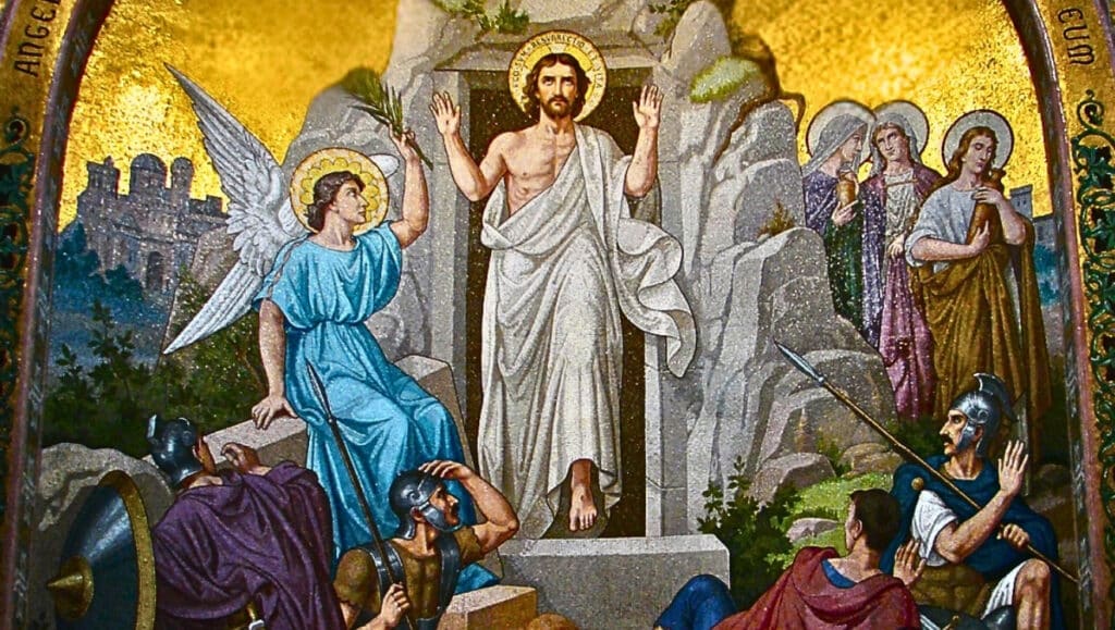 Risen Christ Mosaic Lourdes