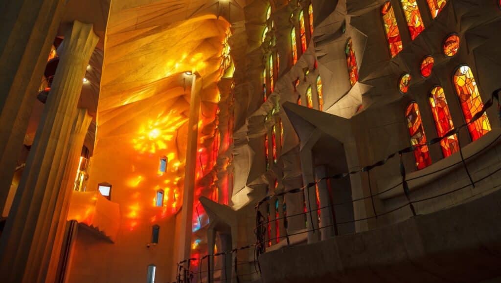 Sagrada Familia Stained Glass, for Batter my heart, three person'd God