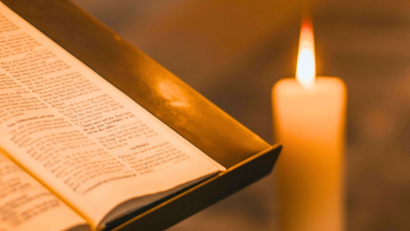 Bible on Lectern for Lectionary