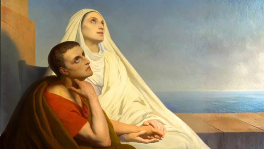 Saint Augustine and His Mother, Saint Monica